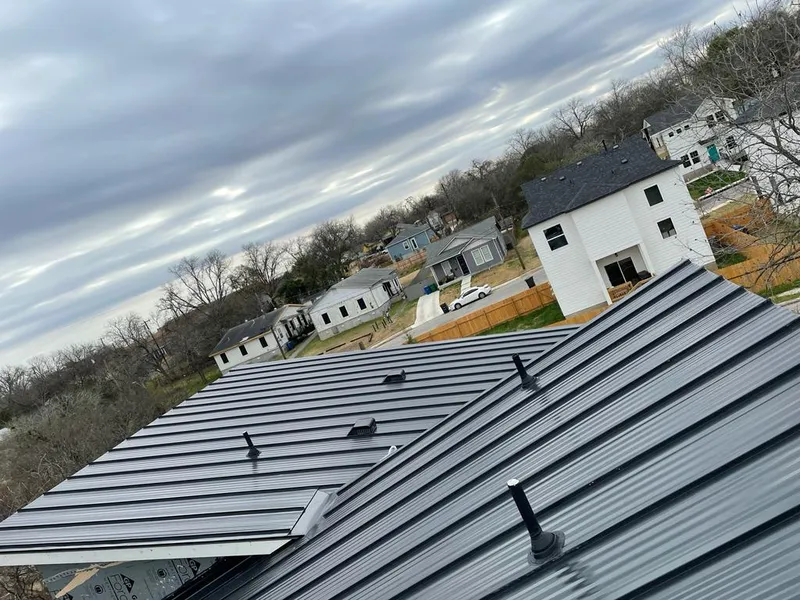 Standing seam metal roof panels with vents for Skylight Repair in Golden Valley